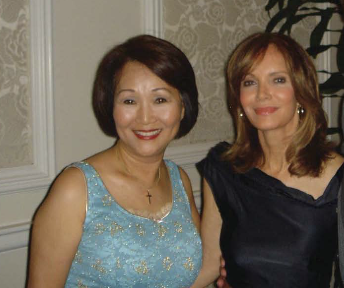 Koni with actress Jaclyn Smith